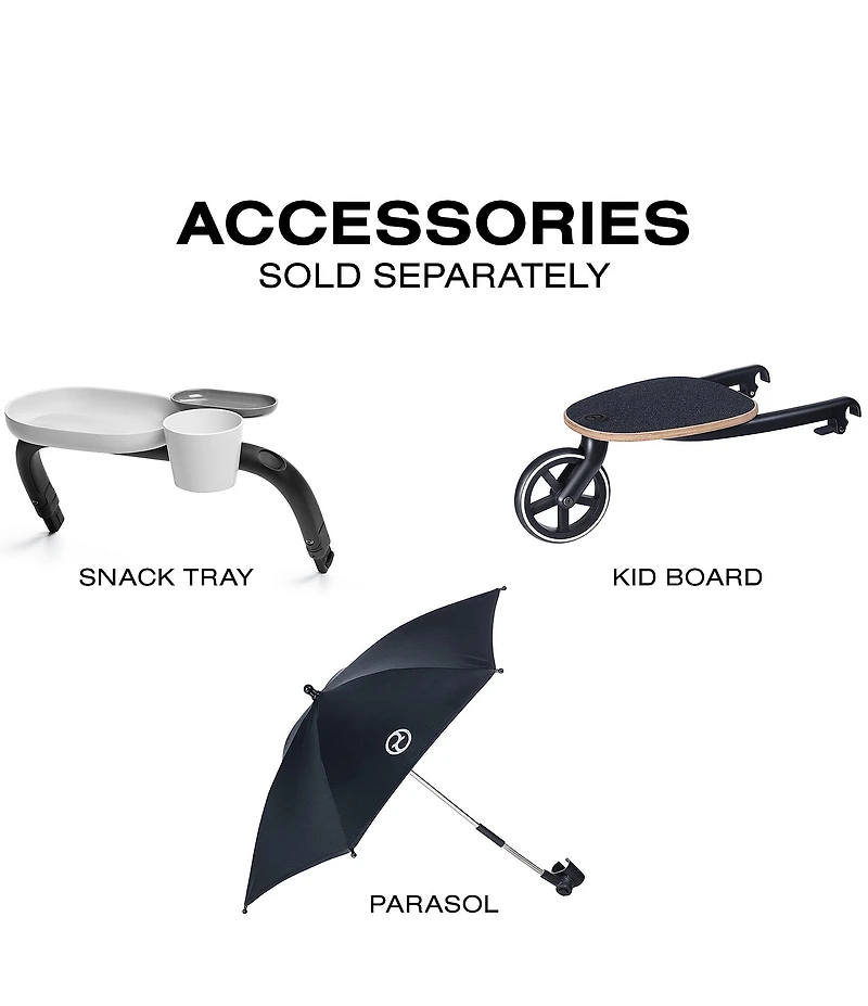 Cybex Balios S Lux Stroller & Cloud G Pro Car Seat With Load Leg Base Travel System