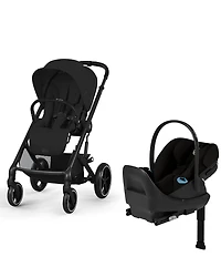 Cybex Balios S Lux Stroller & Cloud G Pro Car Seat With Load Leg Base Travel System