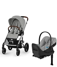 Cybex Balios S Lux Stroller & Cloud G Pro Car Seat With Load Leg Base Travel System