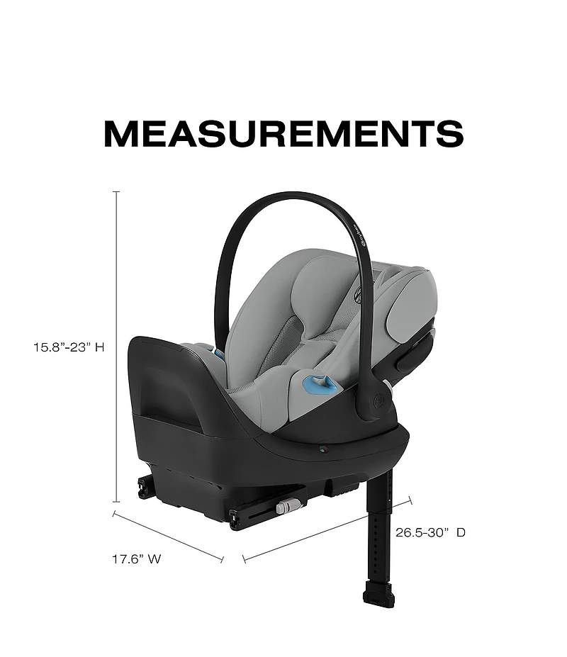 Cybex Balios S Lux Stroller & Cloud G Pro Car Seat With Load Leg Base Travel System