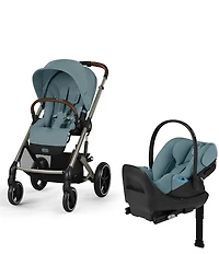 Cybex Balios S Lux Stroller & Cloud G Pro Car Seat With Load Leg Base Travel System