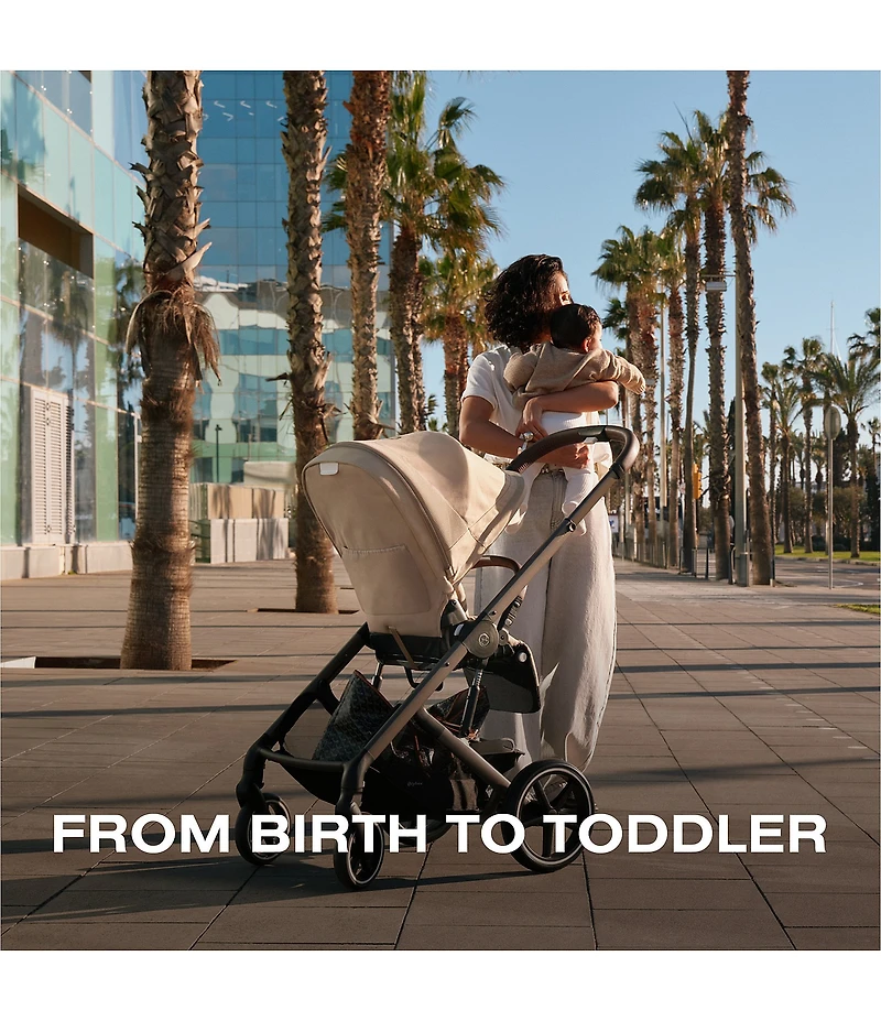 Cybex Balios S Lux Stroller & Cloud G Pro Car Seat With Load Leg Base Travel System