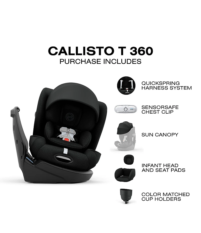 Cybex Callisto T 360 Rotating All In One Convertible Car Seat