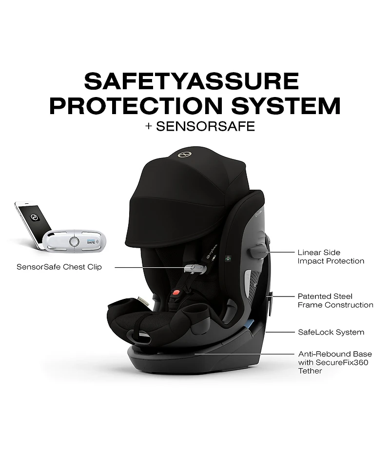 Cybex Callisto G 360 Rotating Sensorsafe All-In-One Convertible Car Seat