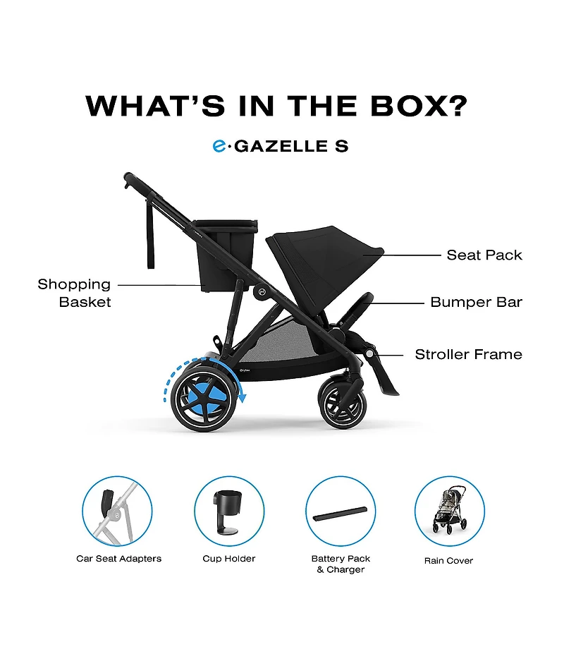 Cybex E-Gazelle S Electronic Assist Stroller