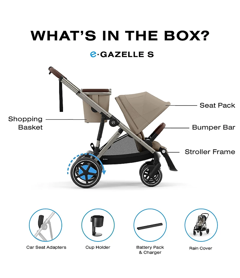 Cybex E-Gazelle S Electronic Assist Stroller
