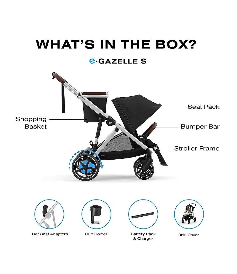 Cybex E-Gazelle S Electronic Assist Stroller