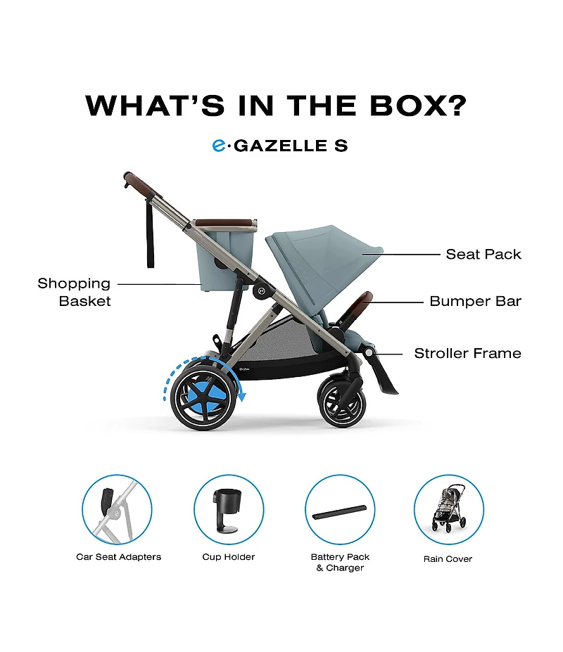 Cybex E-Gazelle S Electronic Assist Stroller