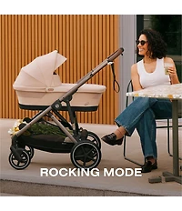 Cybex E-Gazelle S Stroller & Cloud G Pro Infant Car Seat With Load Leg Base Travel System