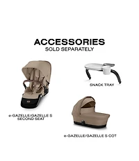 Cybex E-Gazelle S Stroller & Cloud G Pro Infant Car Seat With Load Leg Base Travel System