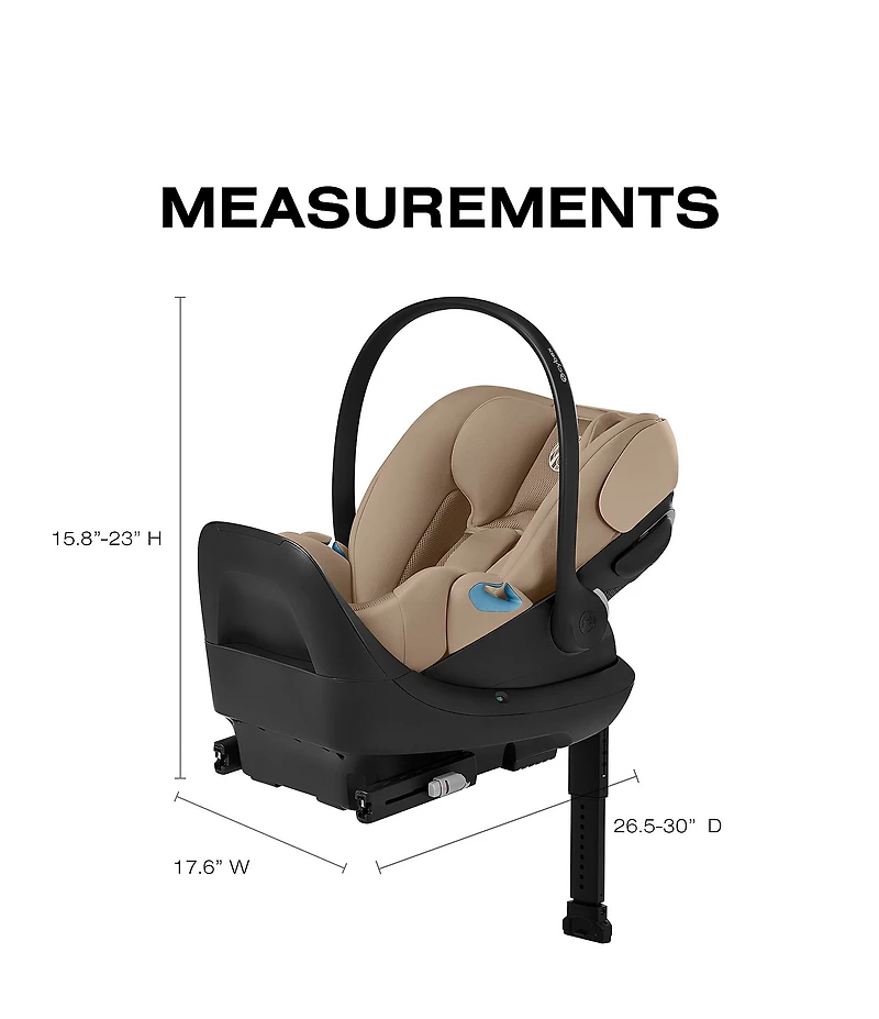 Cybex E-Gazelle S Stroller & Cloud G Pro Infant Car Seat With Load Leg Base Travel System