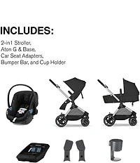 Cybex EOS Stroller & Aton G Infant Car Seat Travel System