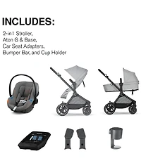 Cybex EOS Stroller & Aton G Infant Car Seat Travel System