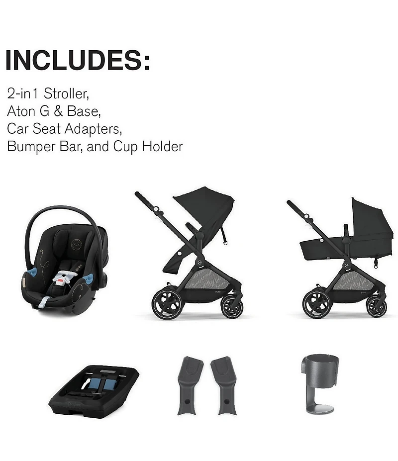 Cybex EOS Stroller & Aton G Infant Car Seat Travel System