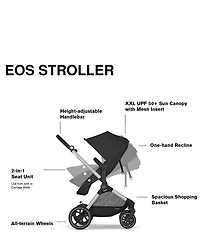 Cybex EOS Stroller & Aton G Swivel Infant Car Seat Travel System