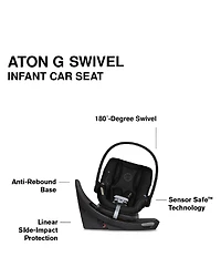 Cybex EOS Stroller & Aton G Swivel Infant Car Seat Travel System