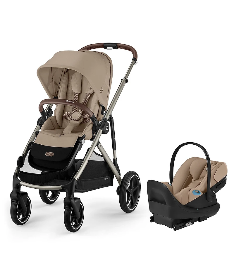 Cybex Gazelle S Stroller & Cloud G Pro Infant Car Seat with Load Leg Base Travel System