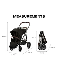 Cybex Gazelle S Stroller & Cloud G Pro Infant Car Seat with Load Leg Base Travel System