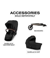 Cybex Gazelle S Stroller & Cloud G Pro Infant Car Seat with Load Leg Base Travel System