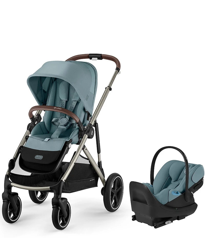 Cybex Gazelle S Stroller & Cloud G Pro Infant Car Seat with Load Leg Base Travel System