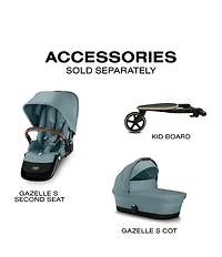 Cybex Gazelle S Stroller & Cloud G Pro Infant Car Seat with Load Leg Base Travel System