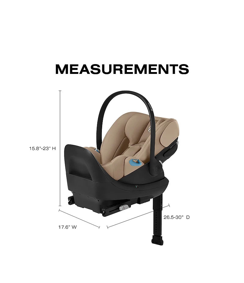 Cybex Gazelle S Stroller & Cloud G Pro Infant Car Seat with Load Leg Base Travel System