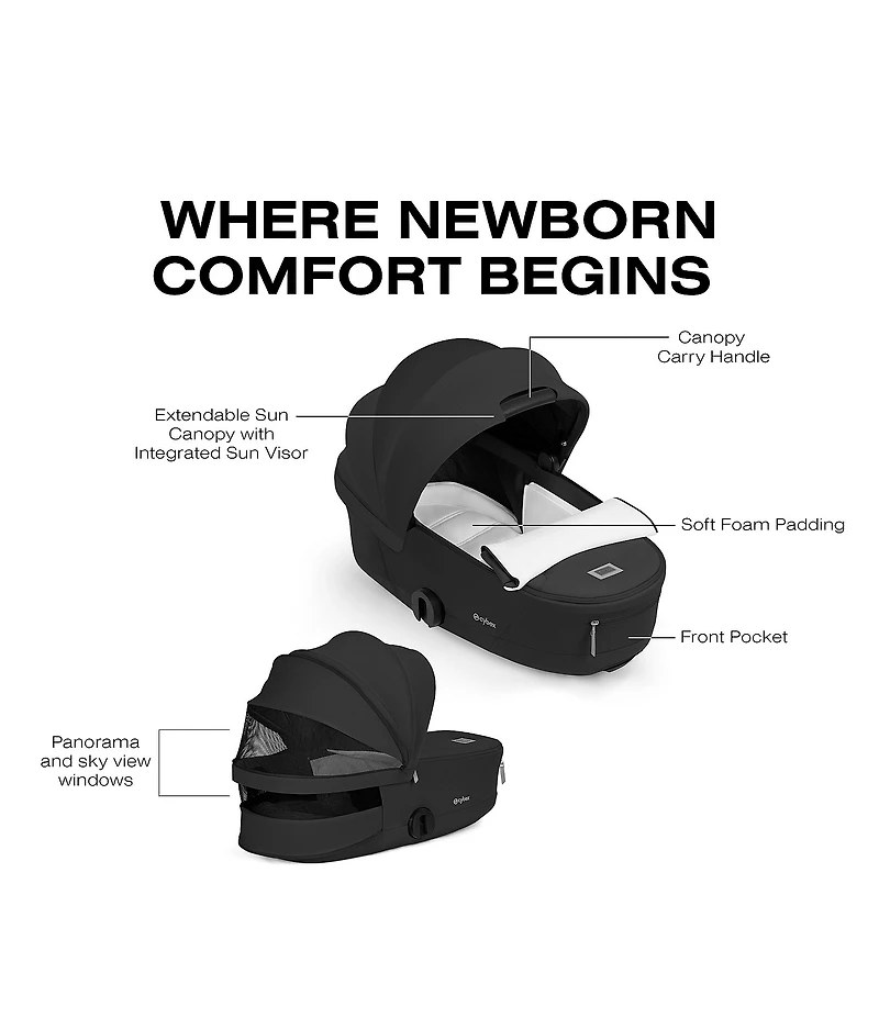 Cybex Mios/Coya Fold Lux Carry Cot