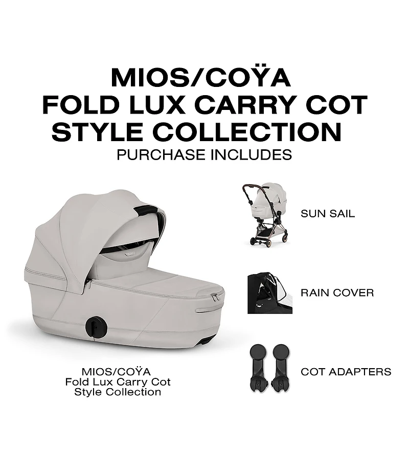 Cybex Mios/Coya Fold Lux Carry Cot