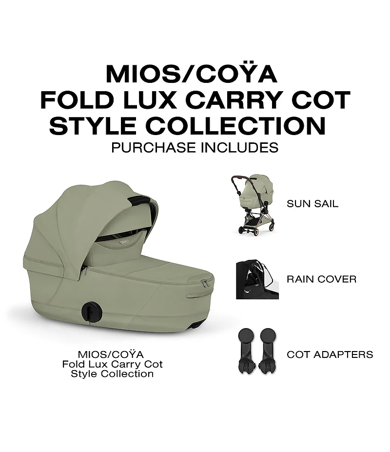 Cybex Mios/Coya Fold Lux Carry Cot - Style Collection