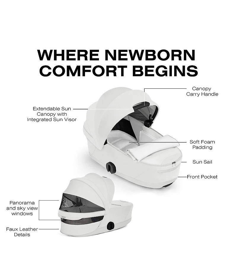 Cybex Mios/Coya Fold Lux Carry Cot