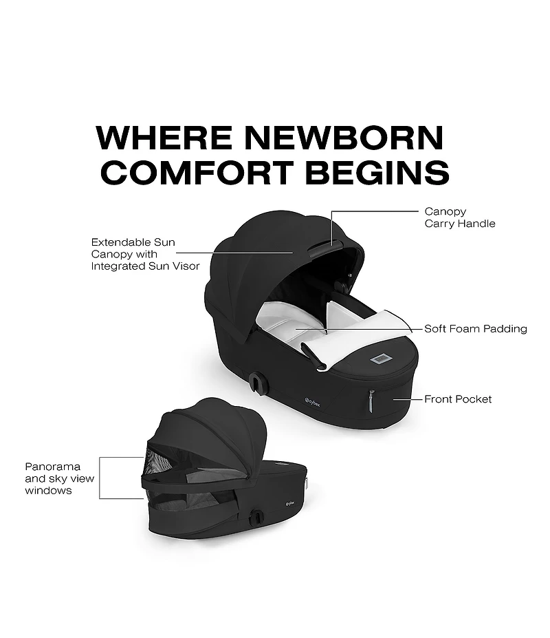 Cybex Priam Fold Lux Carry Cot
