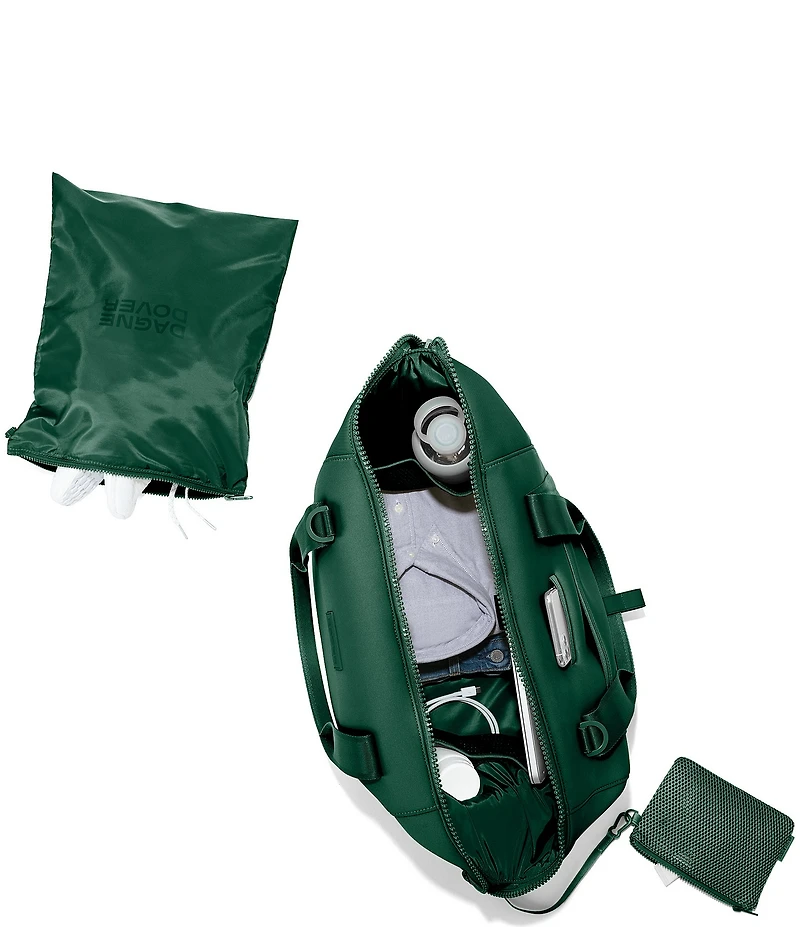 Dagne Dover Landon Large Carryall Satchel Duffle Bag, 16.5#double;