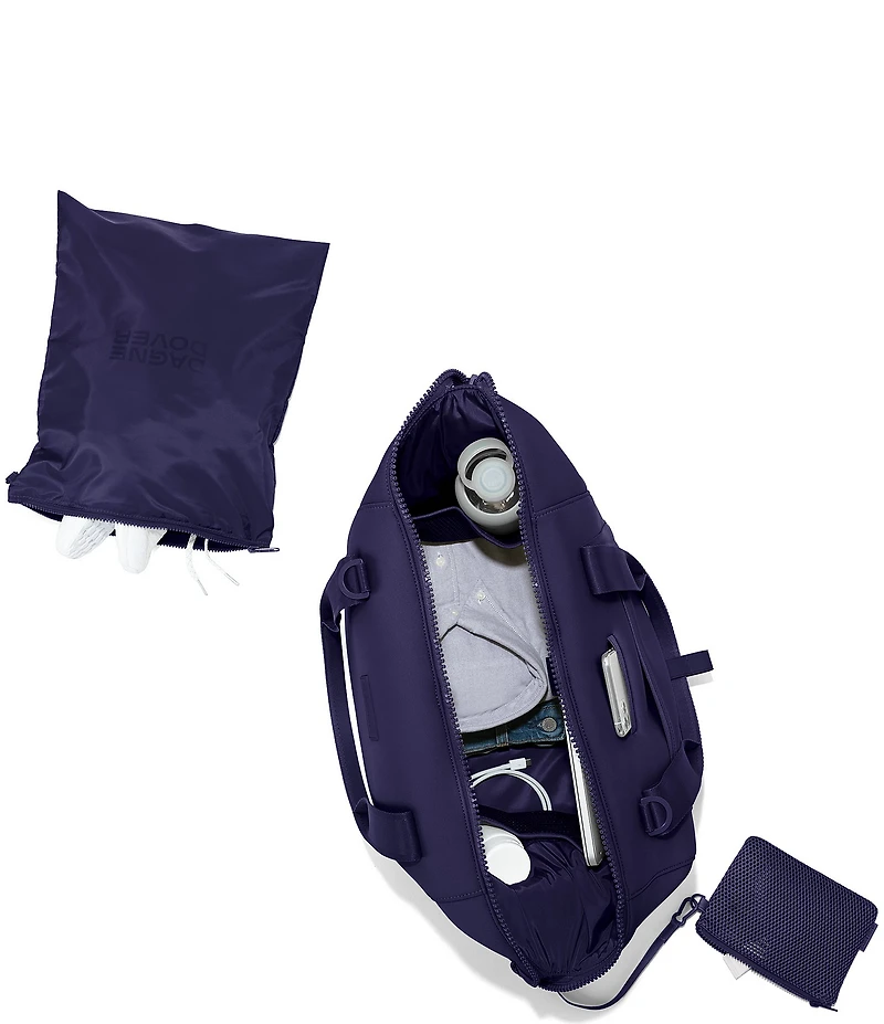 Dagne Dover Landon Large Carryall Satchel Duffle Bag, 16.5#double;