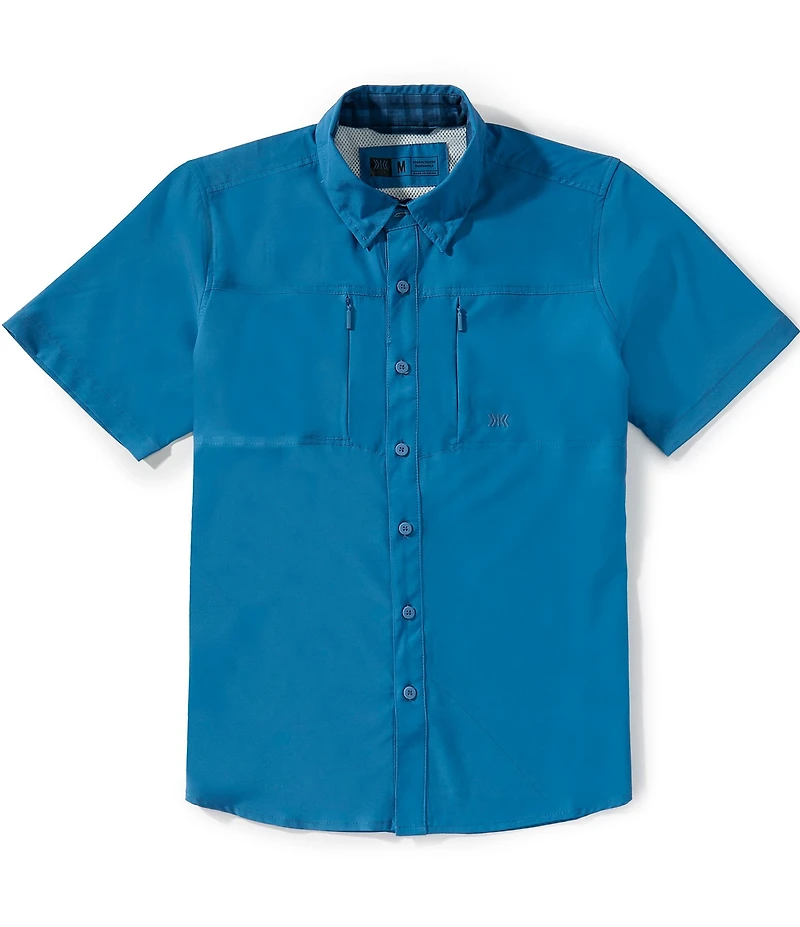 Dakota Grizzly Beckett Stretch Short Sleeve Woven Shirt
