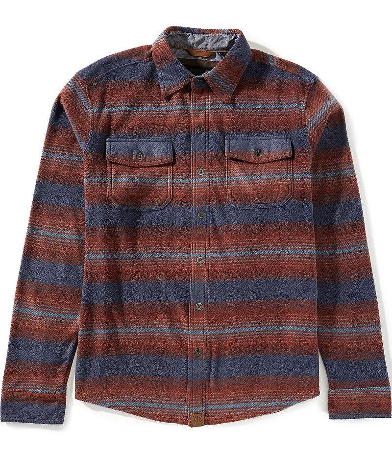 Dakota Grizzly Bowie Long Sleeve Blanket Stripe Woven Shirt