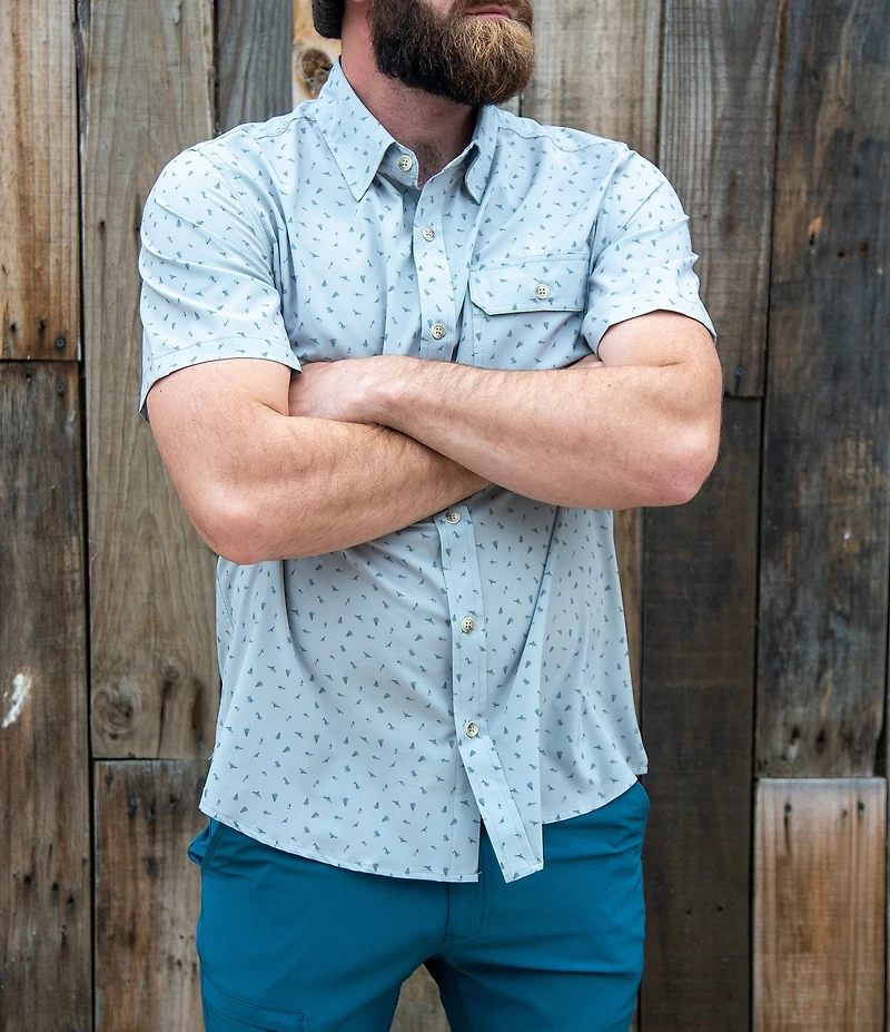 Dakota Grizzly Reel Short Sleeve Woven Shirt