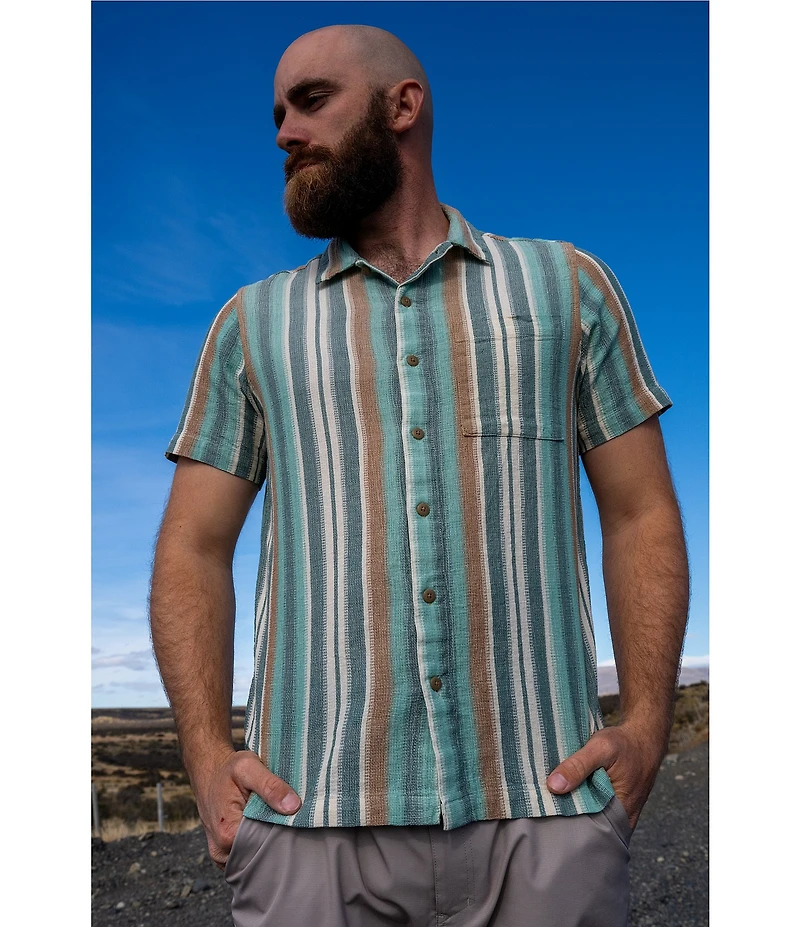Dakota Grizzly Wells Short Sleeve Woven Camp Shirt