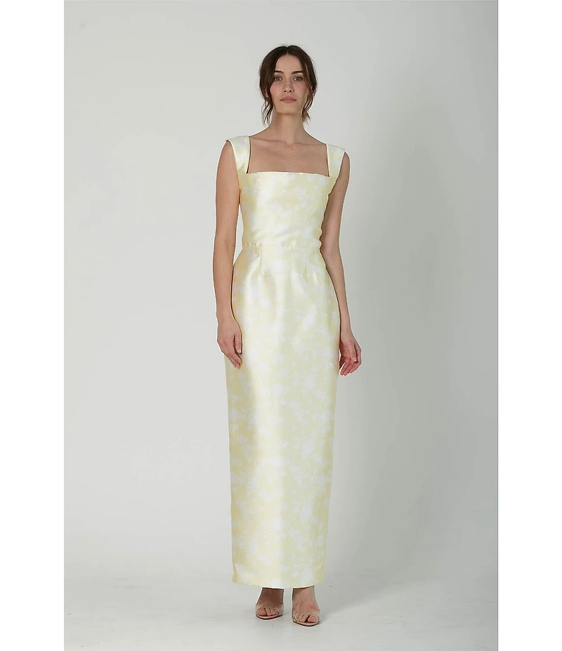 Damaris Bailey Danica Square Neck Gown