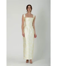 Damaris Bailey Danica Square Neck Gown