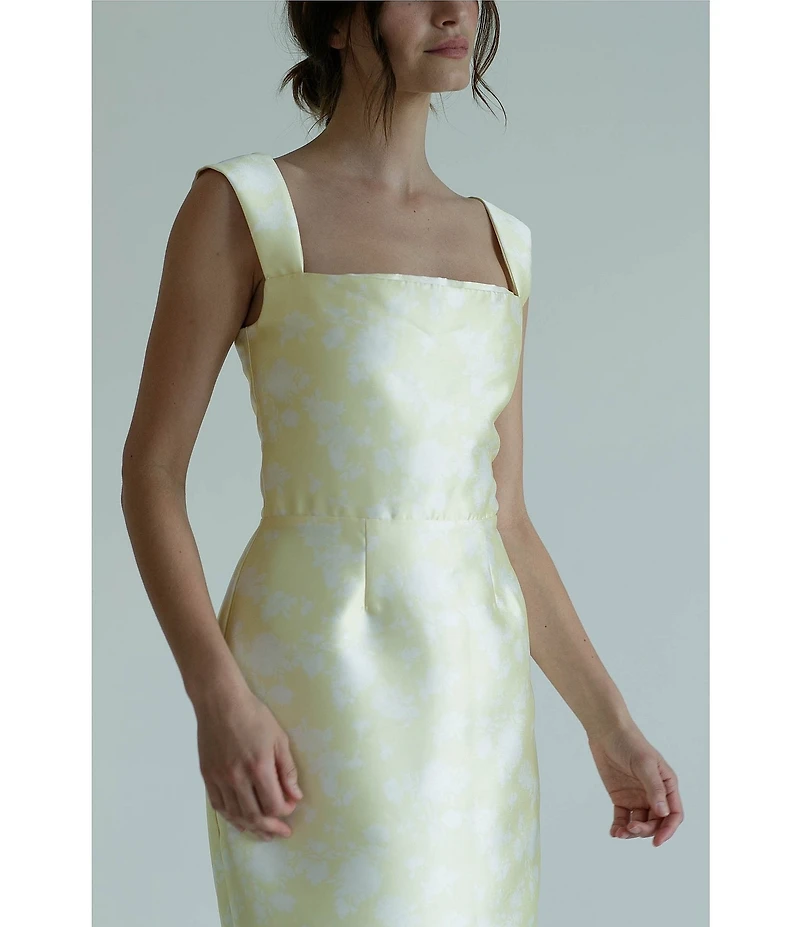 Damaris Bailey Danica Square Neck Gown