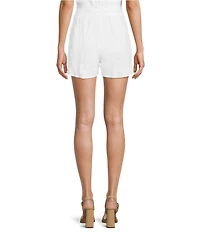 Damaris Bailey Rosita Linen High Rise Bloomer Coordinating Shorts