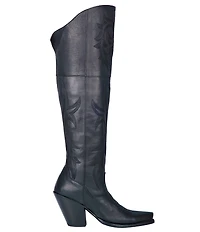 Dan Post Jilted Leather Over-the-Knee Western Boots