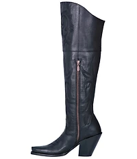 Dan Post Jilted Leather Over-the-Knee Western Boots