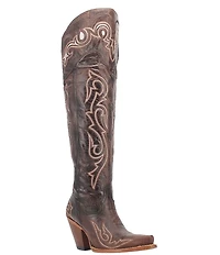 Dan Post Kommotion Leather Over-the-Knee Western Boots