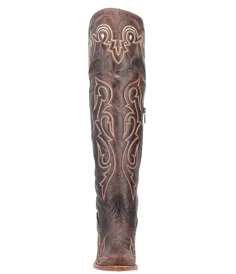 Dan Post Kommotion Leather Over-the-Knee Western Boots