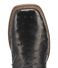 Dan Post Men's Alamosa 11#double; Full Quill Ostrich Square Toe Western Boots
