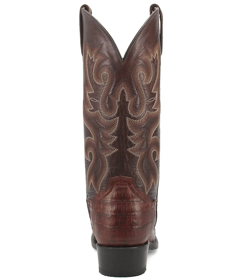 Dan Post Men's Bayou 13#double; Caiman Square Toe Western Boots