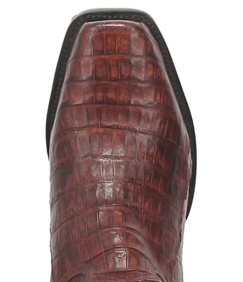 Dan Post Men's Bayou 13#double; Caiman Square Toe Western Boots
