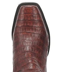 Dan Post Men's Bayou 13#double; Caiman Square Toe Western Boots