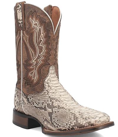 Dan Post Men's Brutus 11#double; Python Snake Square Toe Western Boots